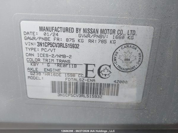 2024 NISSAN KICKS SV