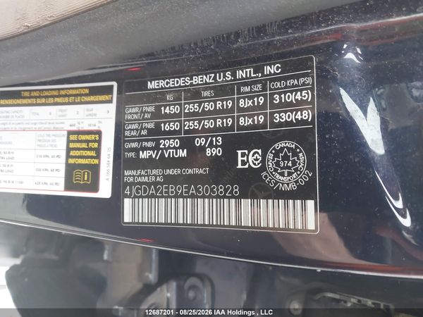 2014 MERCEDES-BENZ ML 350 BLUETEC 4MATIC