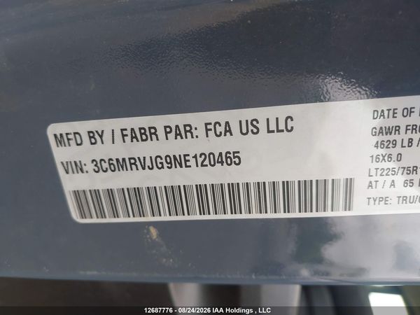 2022 RAM PROMASTER 3500 3500 HIGH
