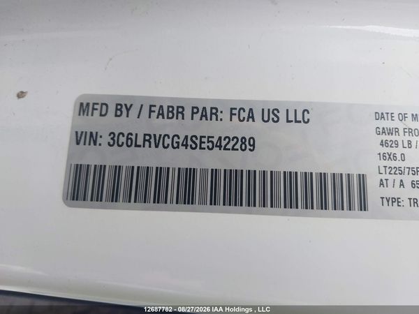 2025 RAM PROMASTER 2500 2500 HIGH