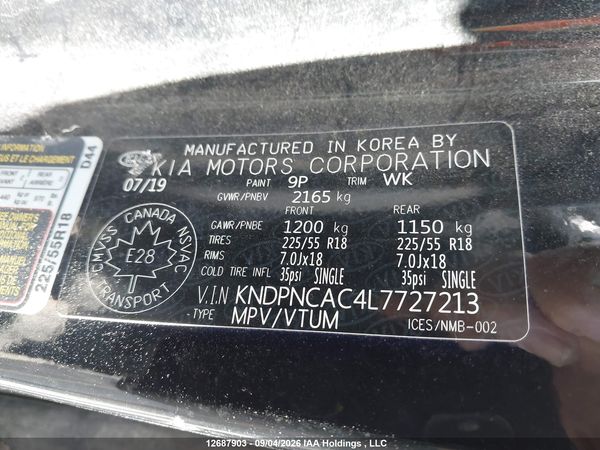 2020 KIA SPORTAGE