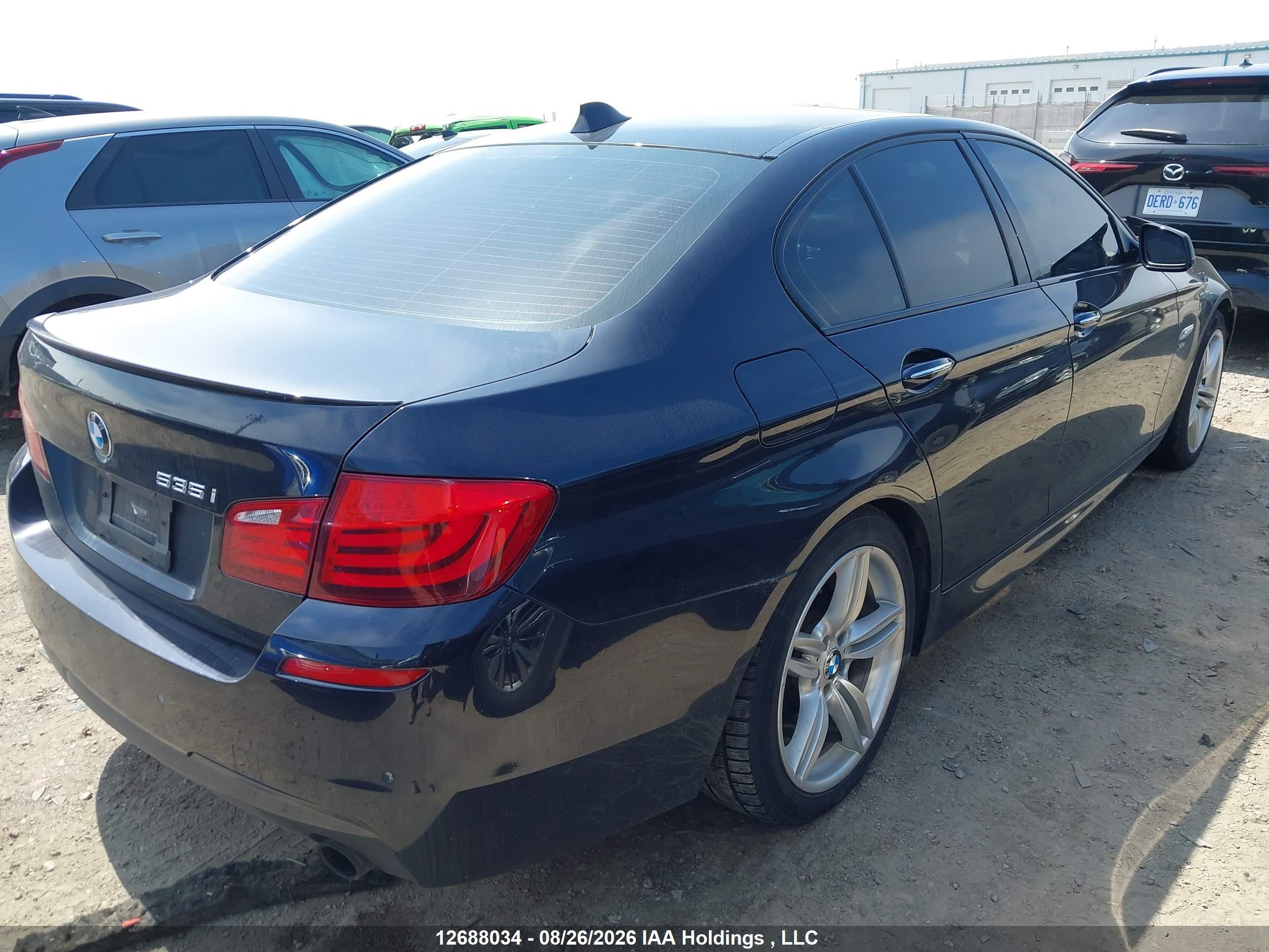 2012 BMW 535I XDRIVE — I4