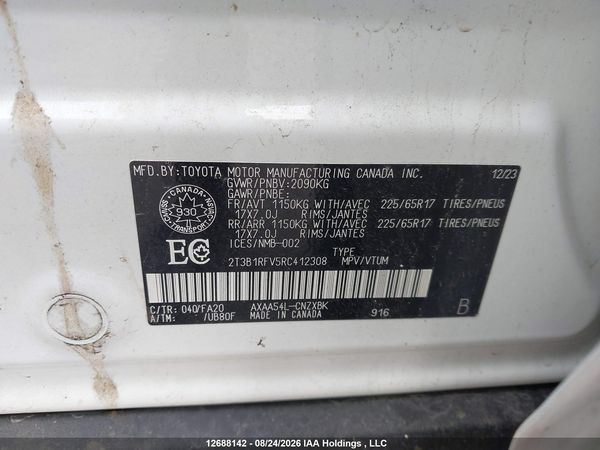 2024 TOYOTA RAV4 LE — I19