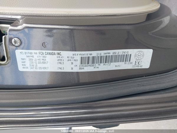 2017 DODGE GRAND CARAVAN SE, SXT, Express