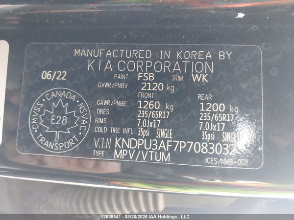 2023 KIA SPORTAGE LX