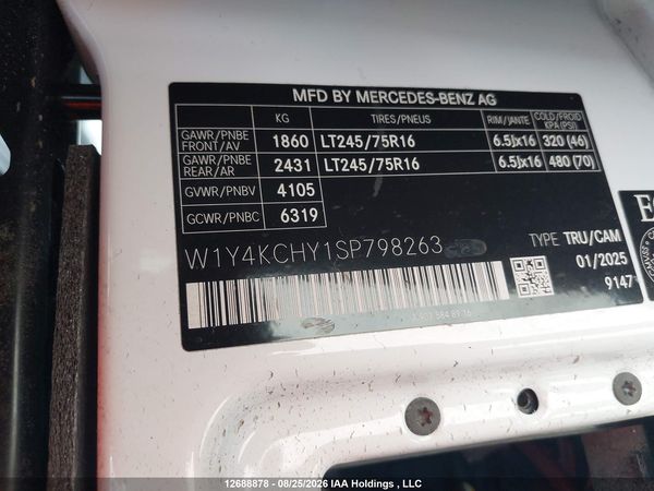 2025 MERCEDES-BENZ SPRINTER 2500 907 (VS30)