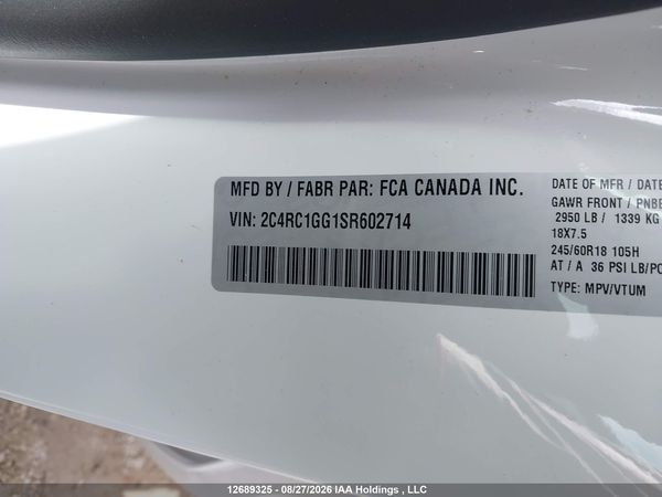 2025 CHRYSLER PACIFICA LIMITED