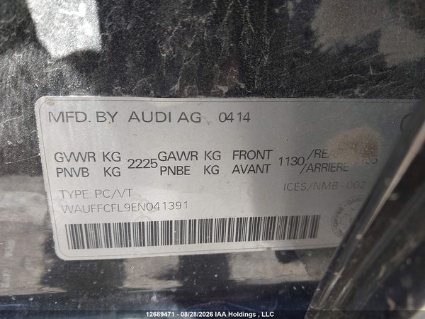 2014 AUDI A4 2.0 PROGRESSIV