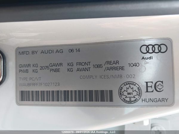 2015 AUDI A3