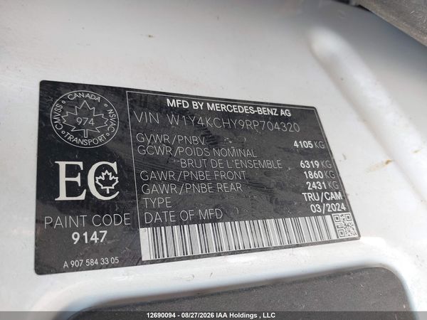 2024 MERCEDES-BENZ SPRINTER 2500 907 (VS30)