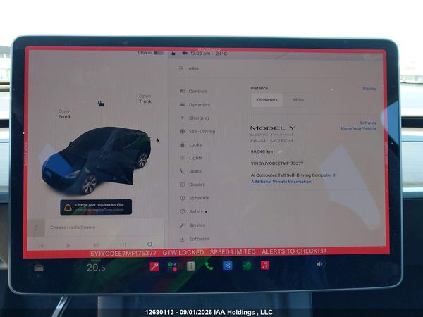2021 TESLA MODEL Y LONG RANGE