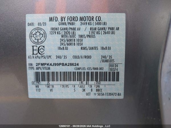 2023 FORD EDGE SEL