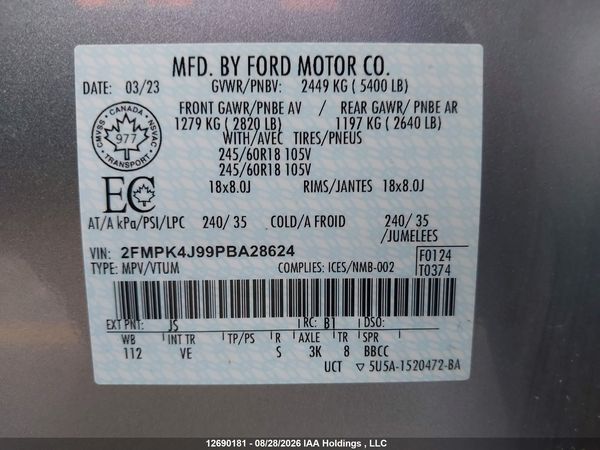 2023 FORD EDGE SEL