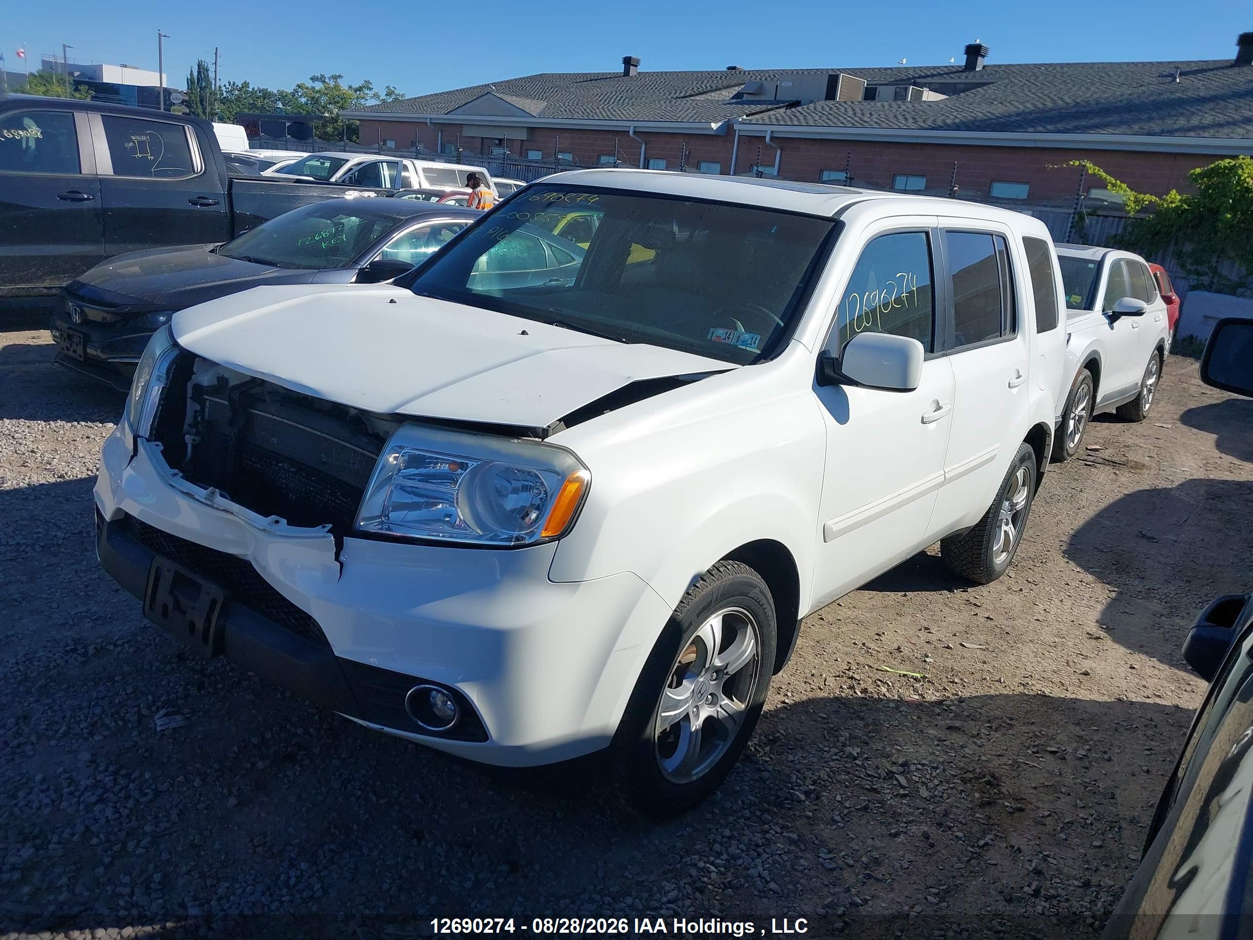 2012 HONDA PILOT EX-L — I2