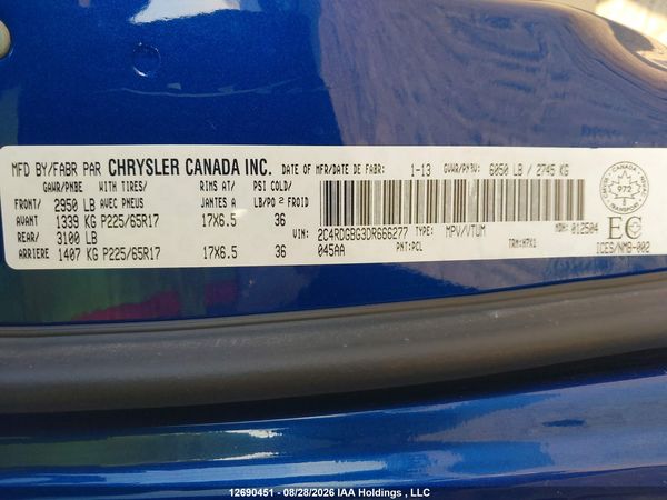 2013 DODGE GRAND CARAVAN SE/SXT