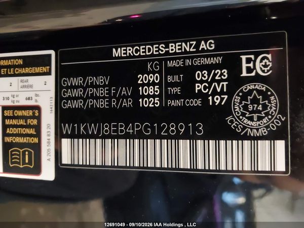 2023 MERCEDES-BENZ C 300 4MATIC — I9