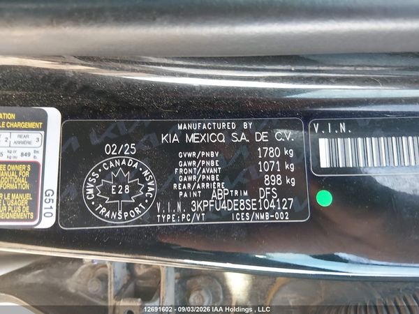 2025 KIA K4 EX — I9
