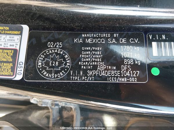 2025 KIA K4 EX — I18