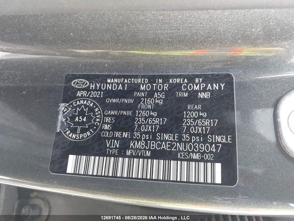 2022 HYUNDAI TUCSON PREFERRED AWD