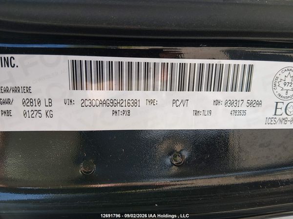 2016 CHRYSLER 300 TOURING