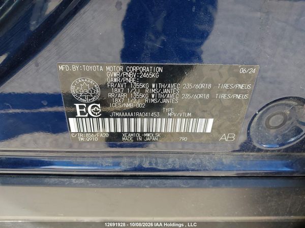 2024 TOYOTA BZ4X LE — I9