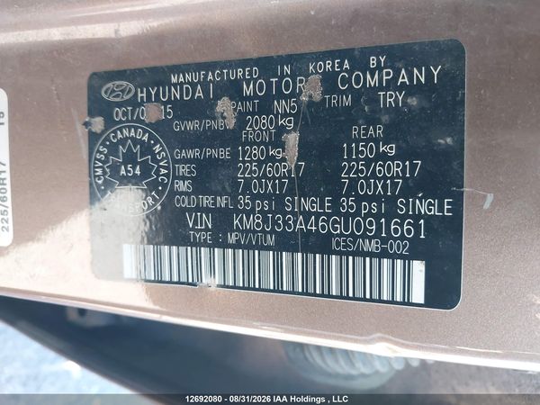 2016 HYUNDAI TUCSON PREMIUM