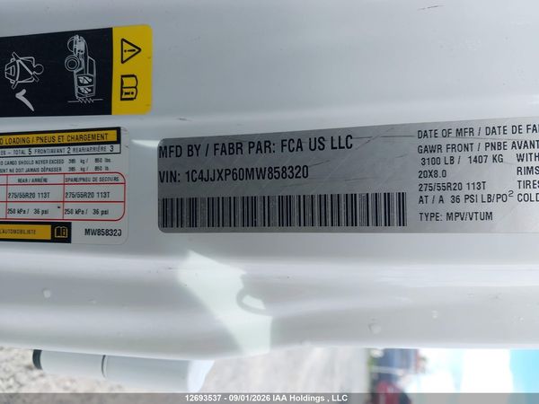 2021 JEEP WRANGLER 4XE UNLIMITED SAHARA