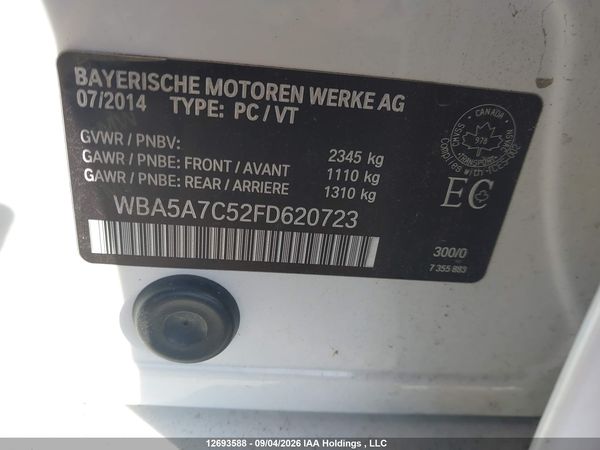 2015 BMW 5 SERIES xDrive