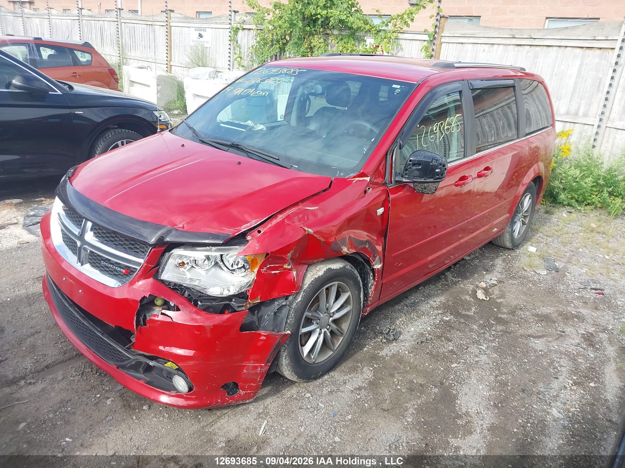 2014 DODGE GRAND CARAVAN SE — I2