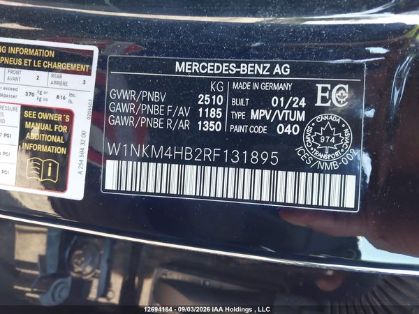 2024 MERCEDES-BENZ GLC 300 4MATIC