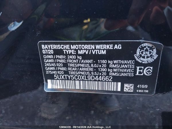 2020 BMW X3 XDRIVE30I