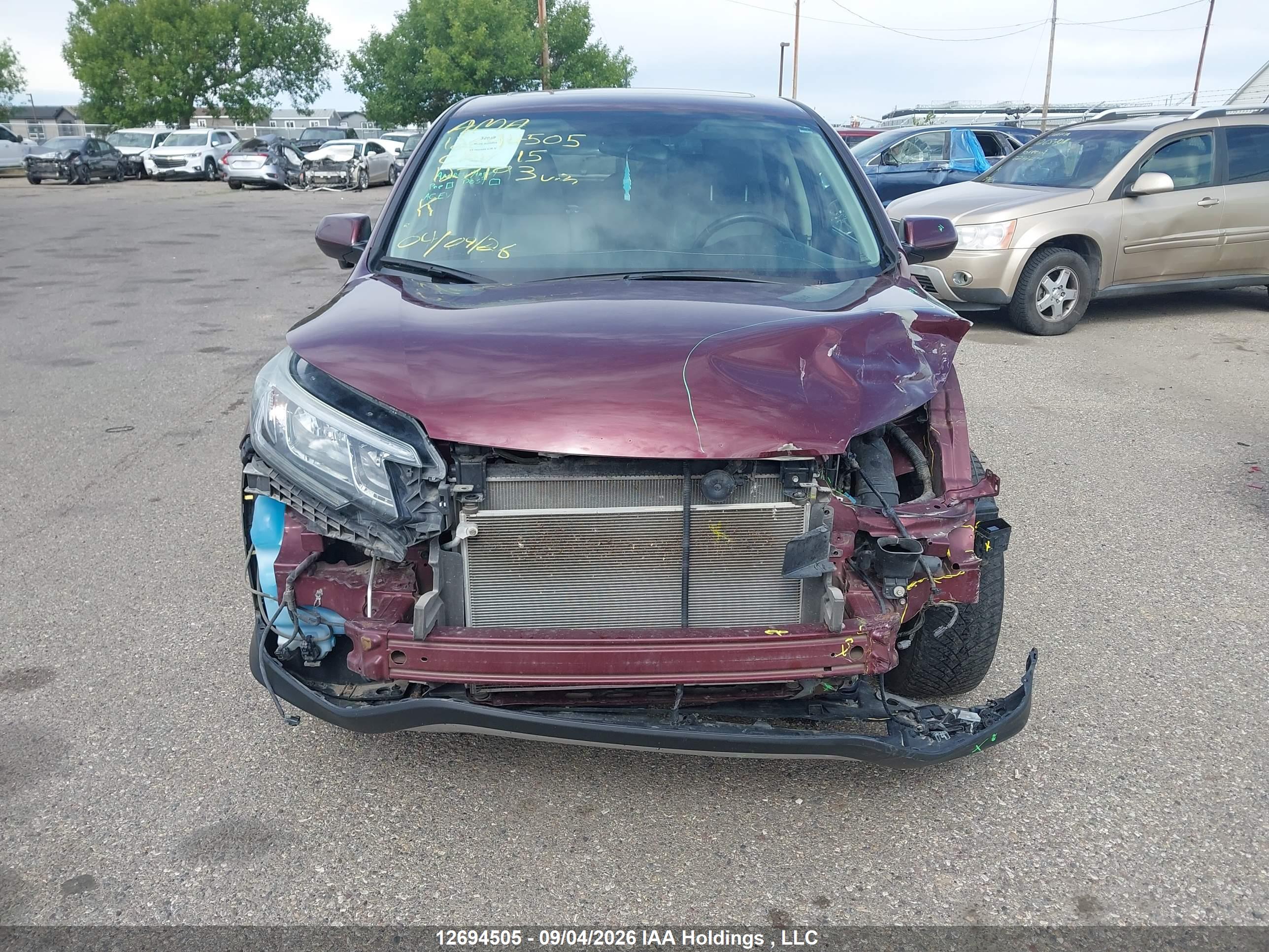 2015 HONDA CR-V EXL