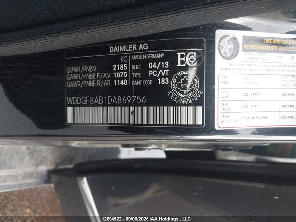 2013 MERCEDES-BENZ C 300 4MATIC