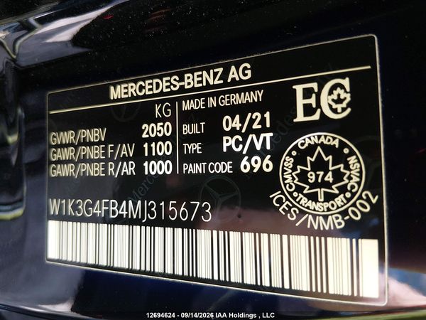 2021 MERCEDES-BENZ A 220 4MATIC — I9