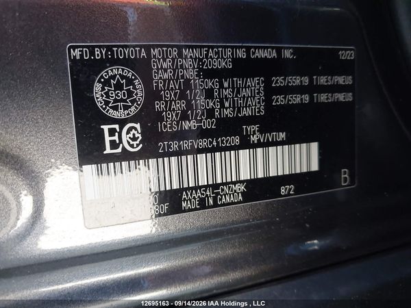 2024 TOYOTA RAV4 — I9