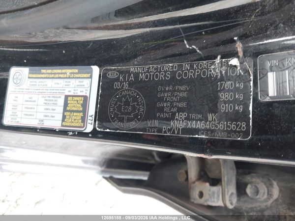 2016 KIA FORTE 1.8L LX/1.8L LX+