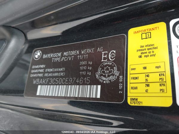 2012 BMW 328 XI — I18