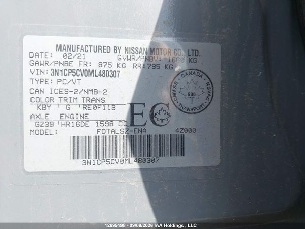 2021 NISSAN KICKS SV