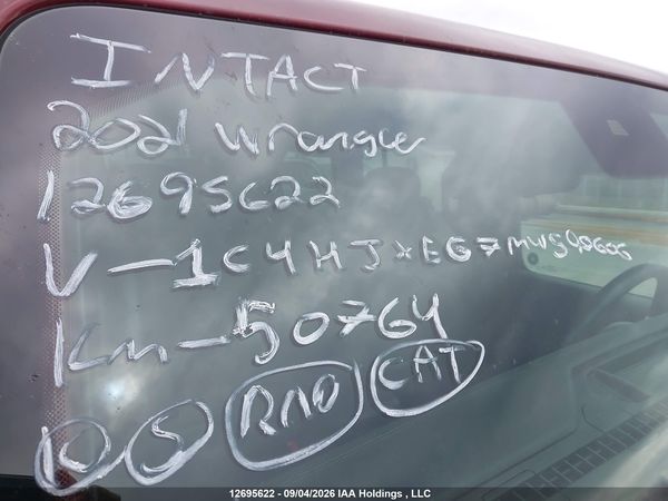 2021 JEEP WRANGLER UNLIMITED ALTITUDE — I19