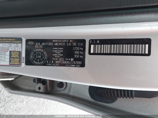 2020 KIA FORTE