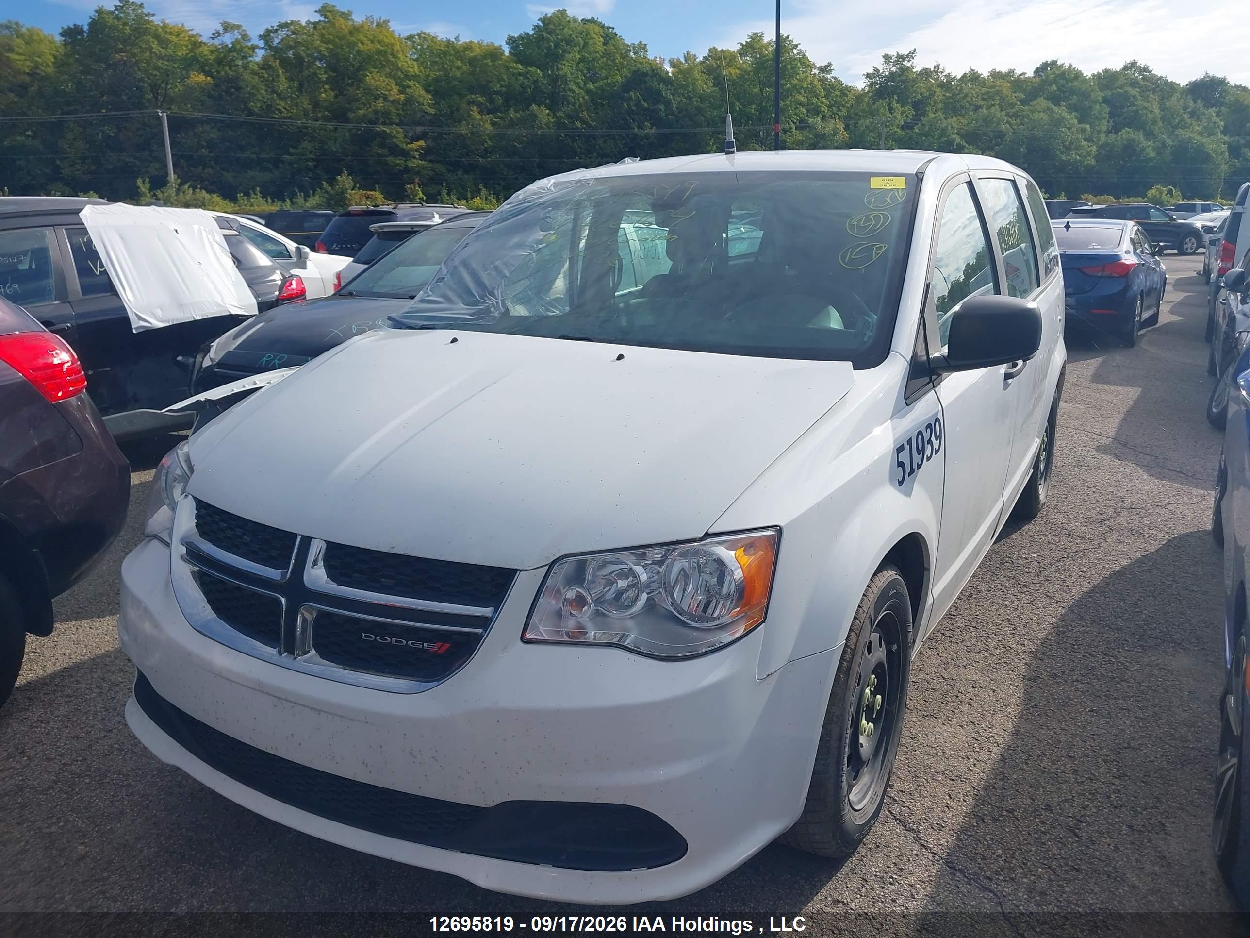 2019 DODGE GRAND CARAVAN SE — I2