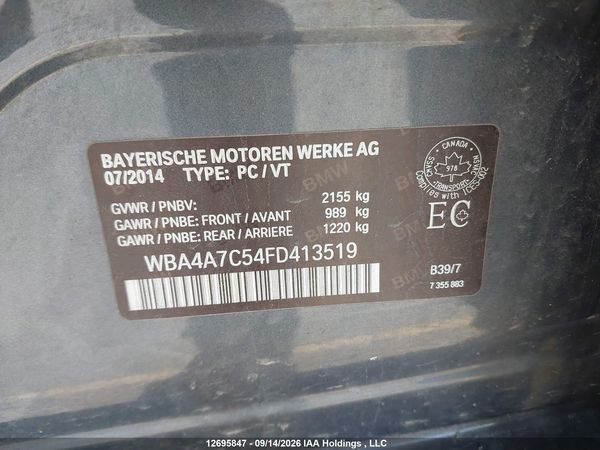 2015 BMW 428 XI GRAN COUPE