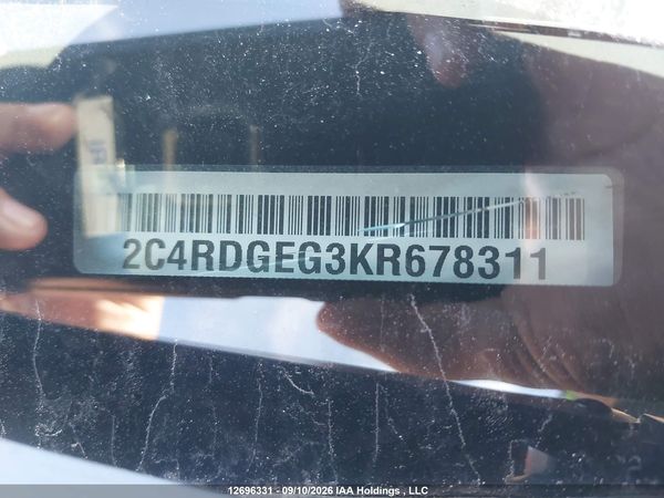2019 DODGE GRAND CARAVAN GT