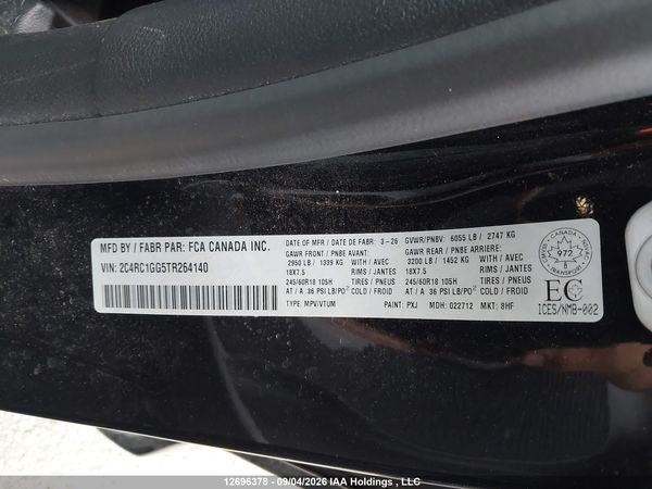 2026 CHRYSLER PACIFICA LIMITED