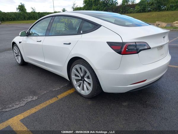 2022 TESLA MODEL 3 RWD/STANDARD RANGE