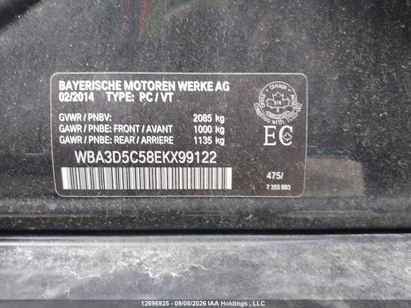 2014 BMW 3 SERIES xDrive — I9