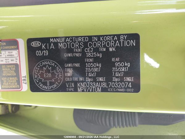 2020 KIA SOUL EX — I18