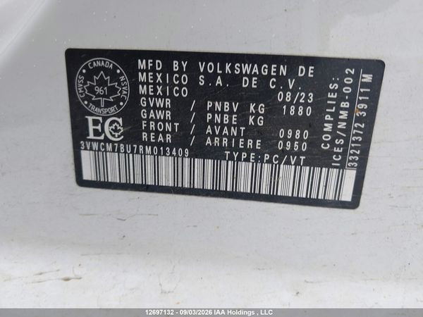 2024 VOLKSWAGEN JETTA TRENDLINE — I17