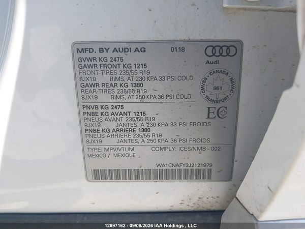 2018 AUDI Q5 2.0T TECHNIK