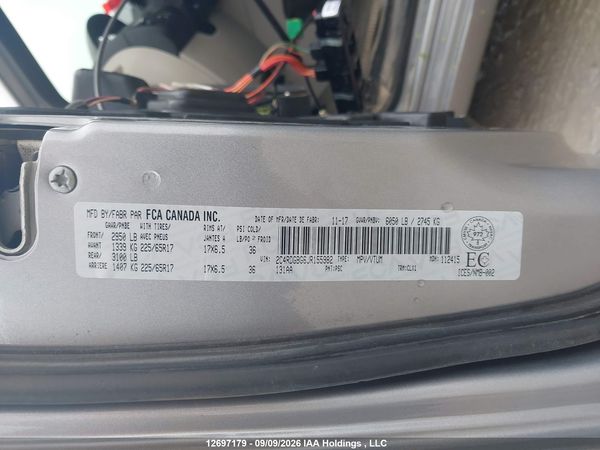 2018 DODGE GRAND CARAVAN SE